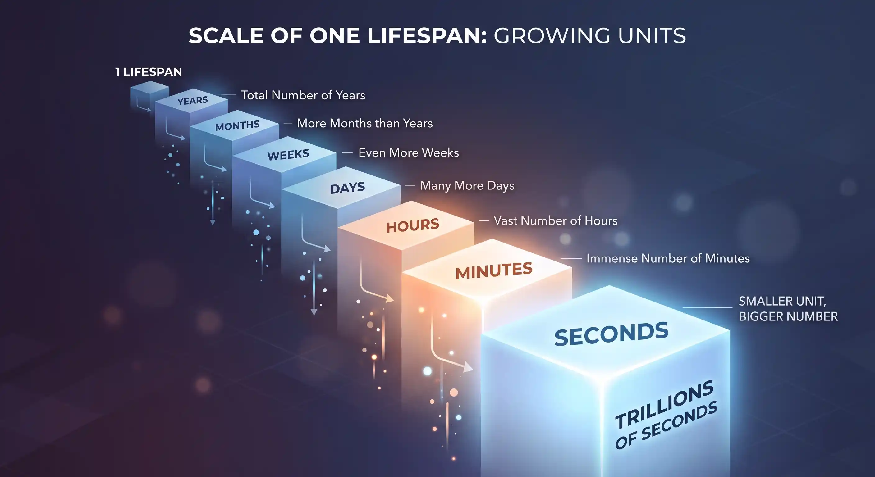 Your age expressed in years, months, weeks, days, hours, minutes and seconds
